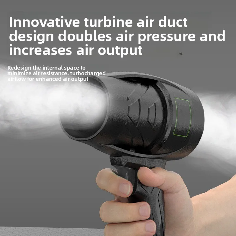【Fast Delivery】Electric Air Blower 650g Thrust Cordless Handheld Jet Fan Snow Leaf Dust Blowing Tool Turbo Fan Blowers For Makit