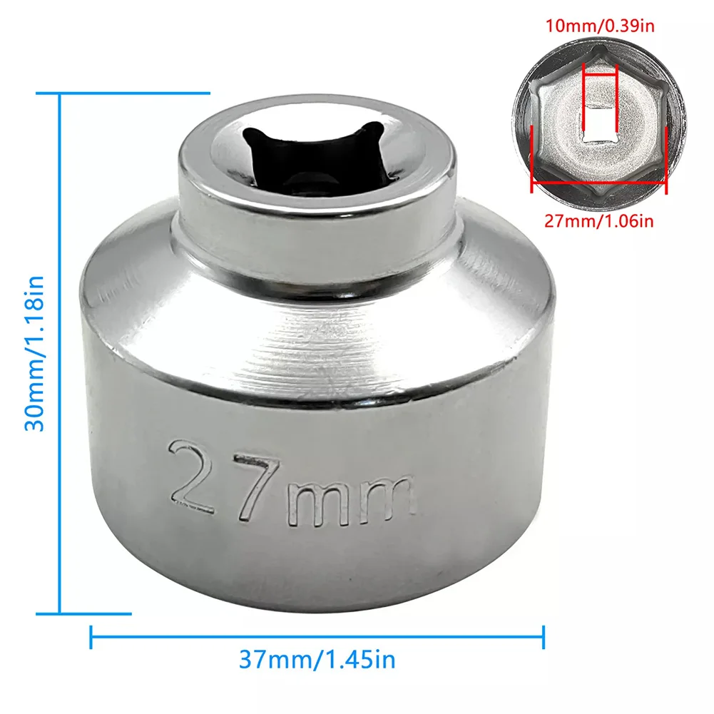 1 Pcs Car Oil Filter Socket Wrench Low Profile Oil Filter Wrench For Mercedes-benz Hand Tool Automotive Accessories