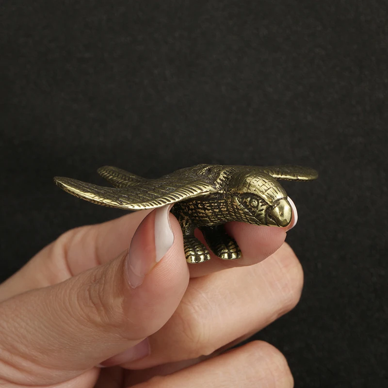 Gli ornamenti per pappagalli in ottone fanno il vecchio senso, ornamenti creativi fatti a mano, soggiorno, ufficio, desktop, arti e mestieri