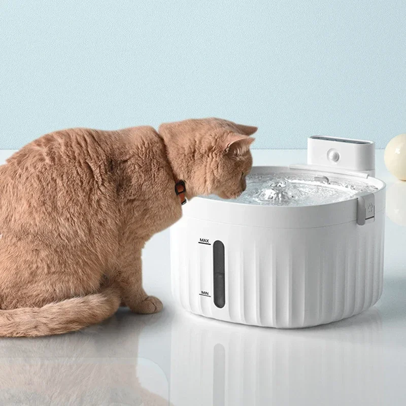 Mangeoire automatique pour animaux de compagnie, fontaine, bol super silencieux pour chien, distributeur d'eau électrique, toilettes pour chats, nouveauté