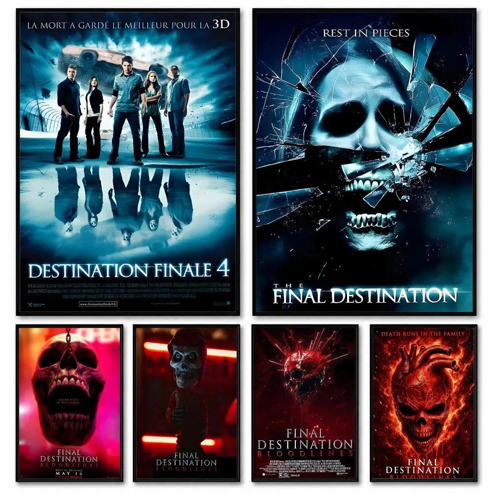 F-Final D-DestinationS Movie Poster Room Decor Home Wall Art Printing Waterproof Garage BedRoom Posters Gift