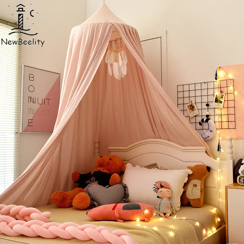 

Colour Dome Bed Curtain Children's Windproof Crib Surround Bedside Decoration Blackout Mosquito Net Ceiling Bed Tent Bed Curtain