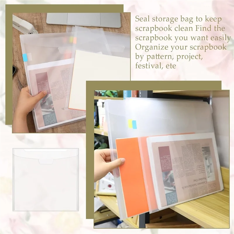 

Виниловый картон 12X12 дюймов, органайзер для хранения бумаги для скрапбукинга, 32 шт. с 60 индексными вкладками, для хранения бумаги для скрапбукинга