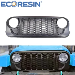 Suit For Jeep Wrangler JK 2007-2017 Grille Upgrade to 2004 Look Like Face Middle Net Midify Car Auto Part