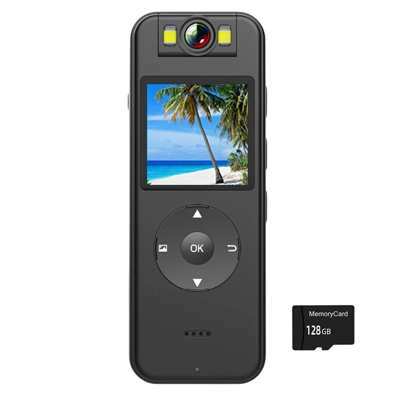

A85Q-HD 4K Small DV Camera Night Vision WIFI Outdoor Sports Bicycle Driving Recorder With Back Clip Law Enforcement Recorder
