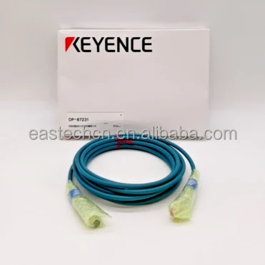 KEYENCE OP-87231 كابل إيثرنت لـ PLC PAC ووحدات تحكم مخصصة ضمان لمدة سنة واحدة إصدار جديد من اليابان