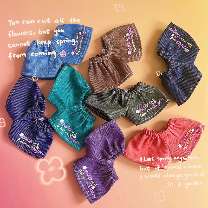 17 cm doll clothes, vinyl blind box doll clothes, summer T-shirt and pants set, can be put on and taken off