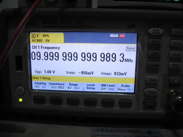 Used High Stable OCXO 10MHz Reference OCXO SYMMETRICOM 12V Sine Wave Low Phase Noise