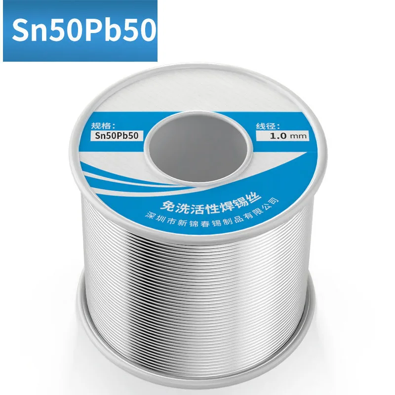 50/50 3.0mm Solder Wire Low Melt 800g1.0mm Flux-Core Tin Soldering Iron No-Wash Welder High Purity Sn50%Pb50% For Electric Tools