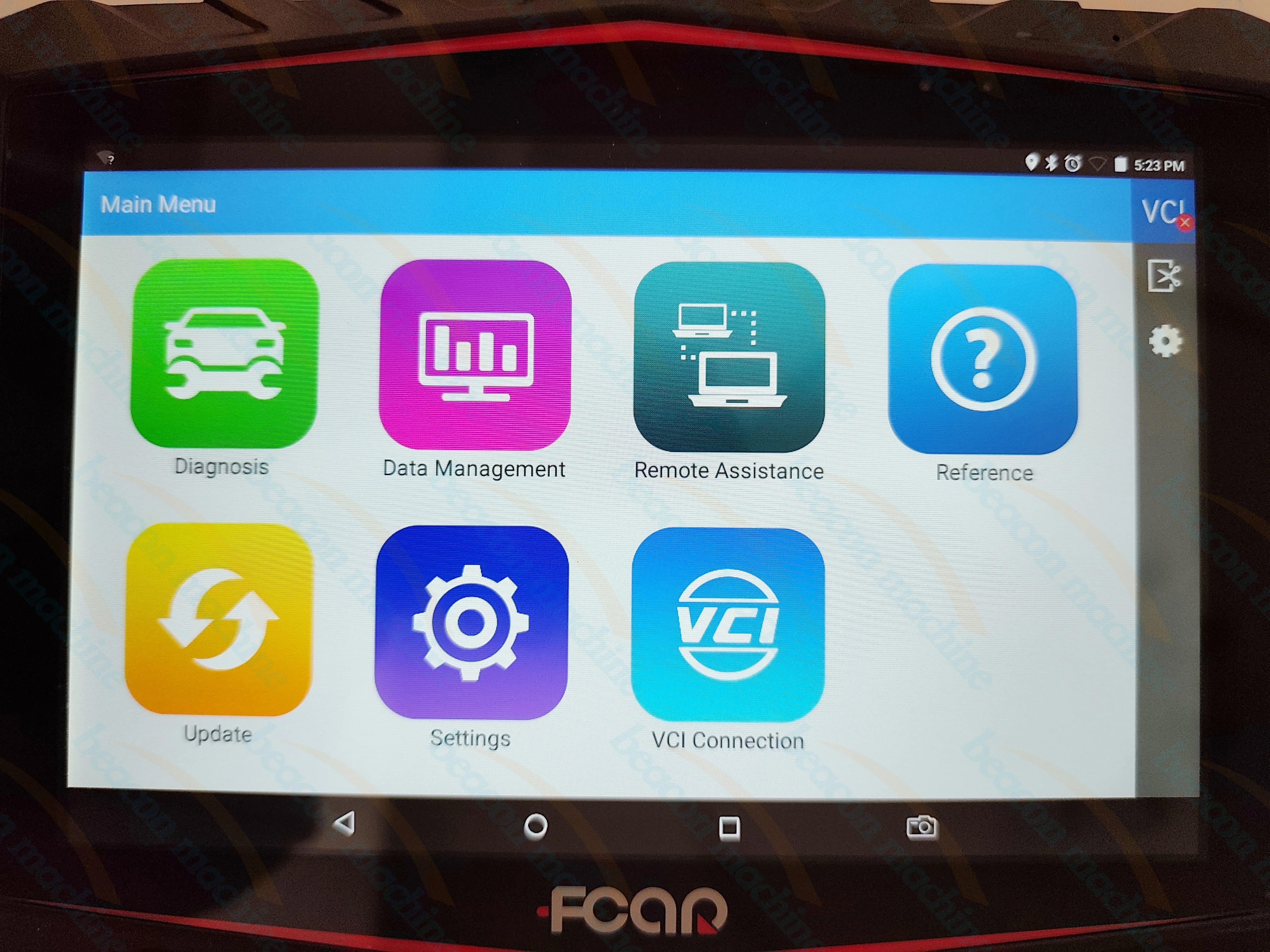 F508D Heavy Duty Car Scanner Vehicle Diagnostic Machine For Trucks