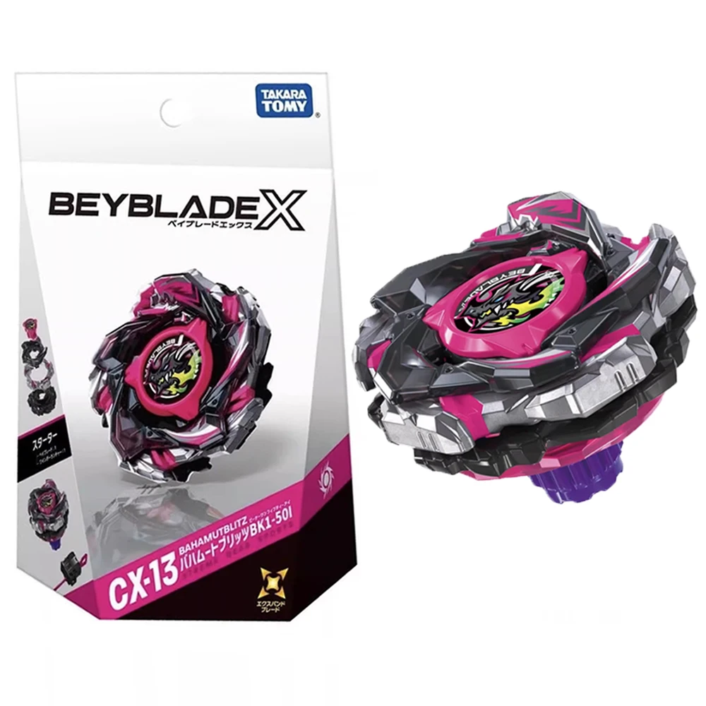 ORIGINAL TAKARA TOMY Bey X CX-13 Starter Bahamut Blitz BK1-50I Blade