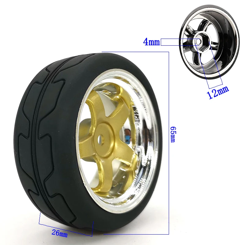 RC Station RC Drift Wheels and Tires Tyres 1/10 1/16  for Traxxas Tamiya Kyosho HPI for 1/14 1/18 RC Off On Road