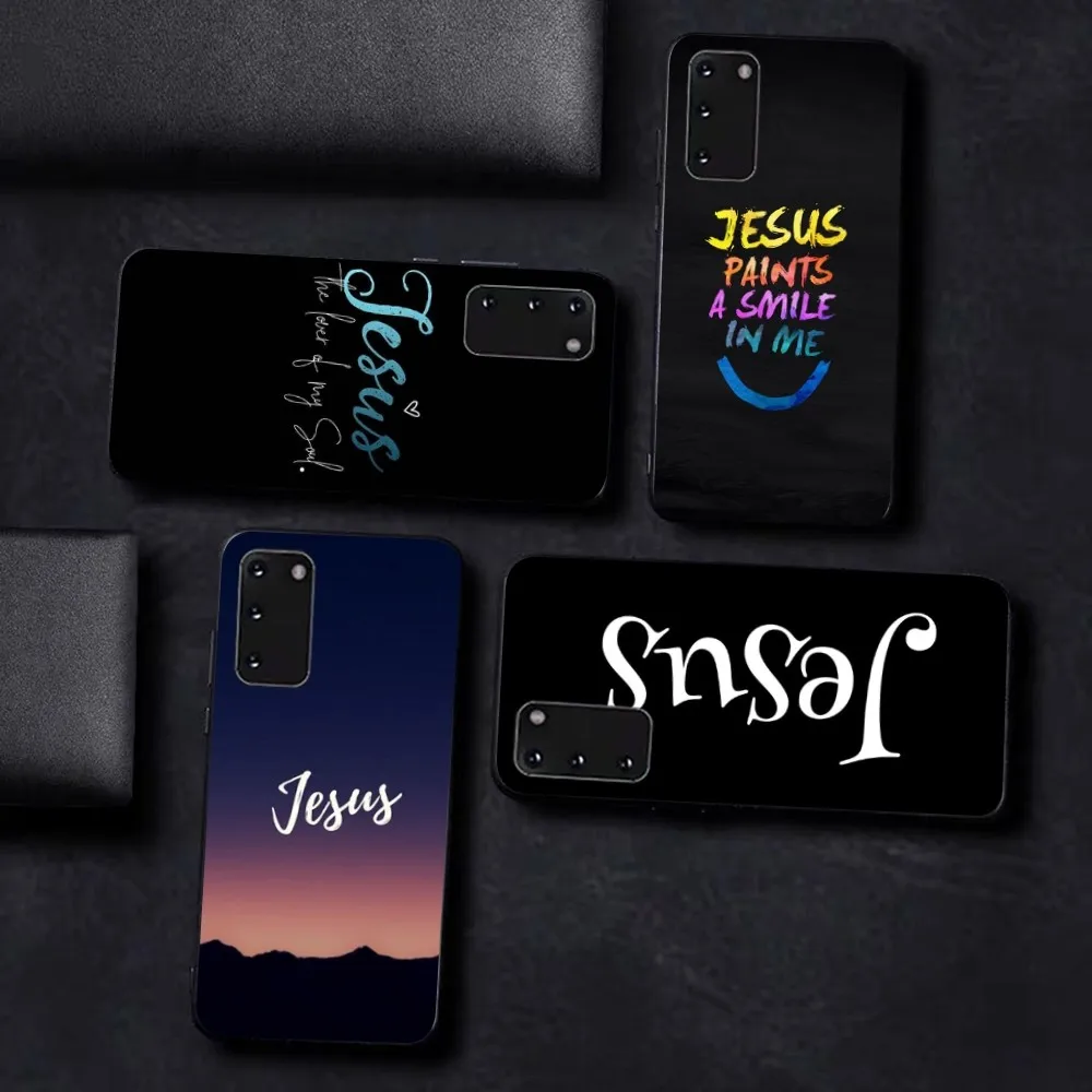 Faith Christian Religious Jesus Art Phone Case For Samsung S 9 10 20 21 22 23 30 23plus Lite Ultra FE S10lite Fundas