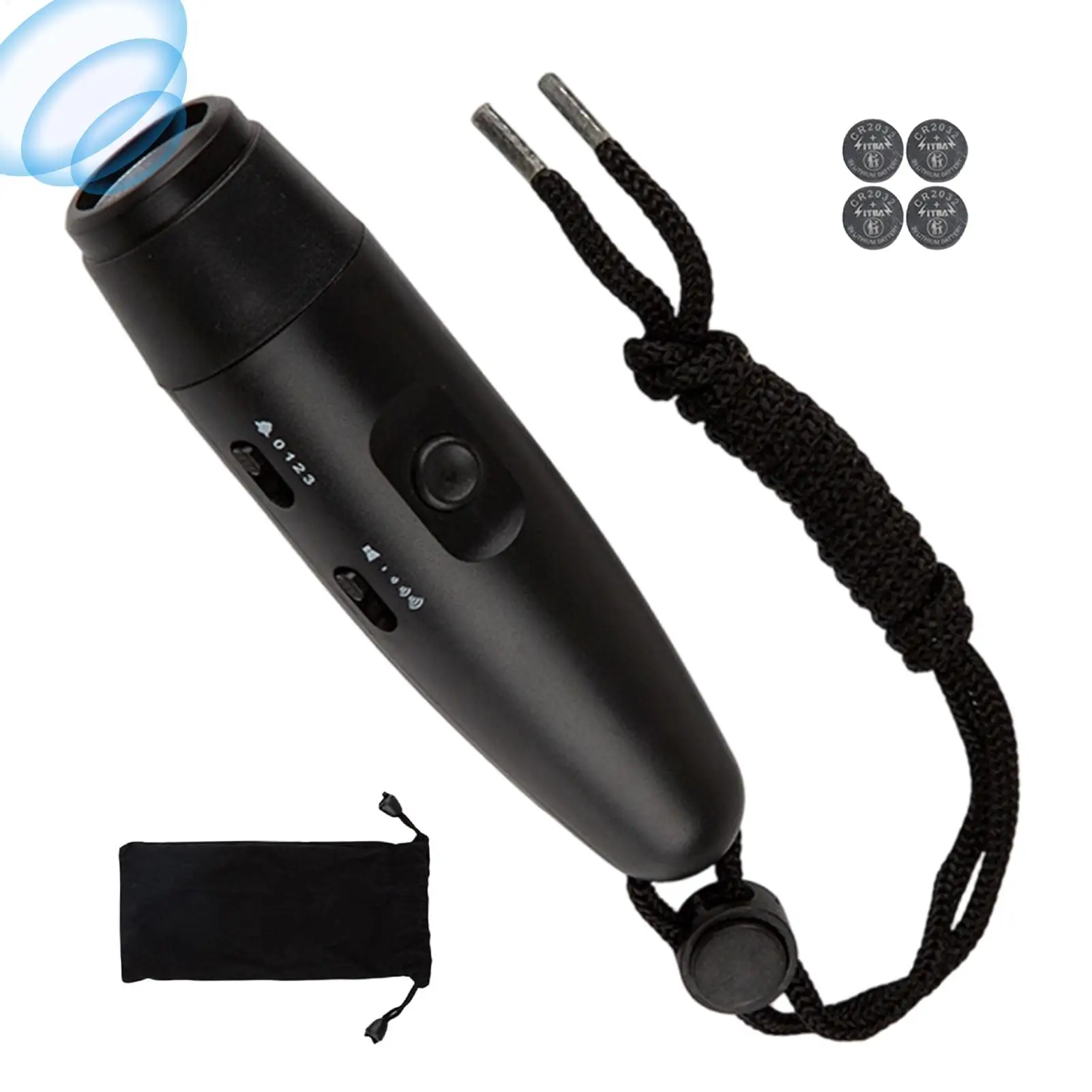 125dB Portable Bear Horn 4 Volume Levels & 3 Tones Self Defense Emergency Alarm For Camping Hiking Sports Outdoor Safety