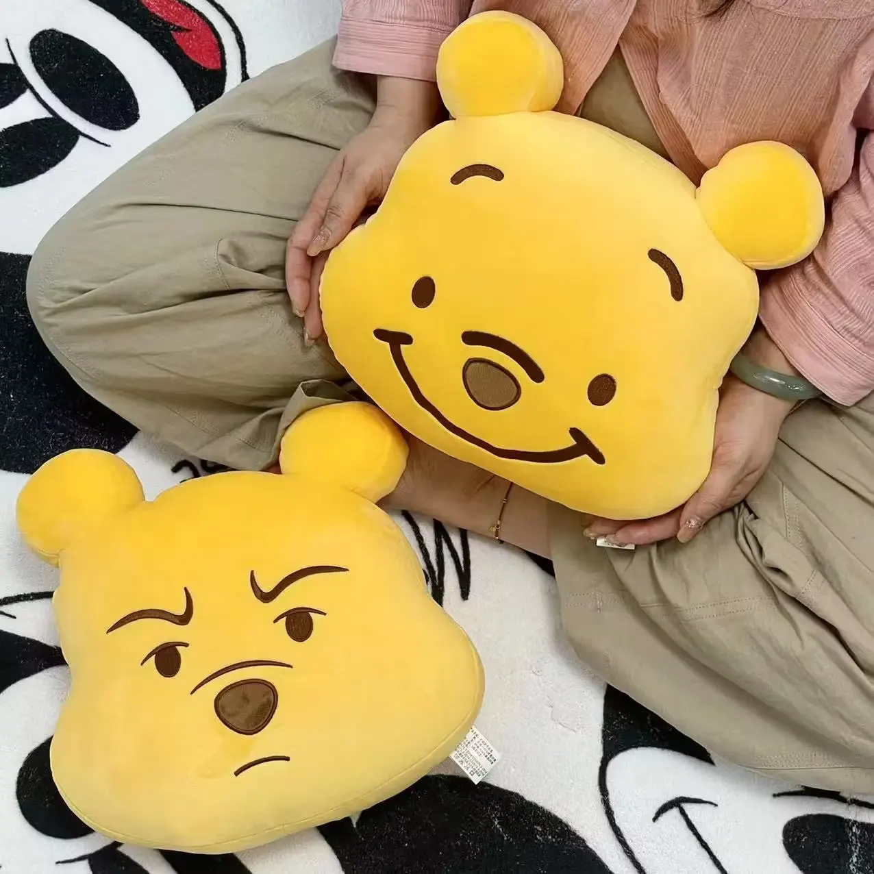 Disney Nette Winnie The Pooh Plüsch Spielzeug Weiche Kuschel Gefüllte Cartoon Anime Lächelndes Wütend Pooh Bär Kissen Umarmung Plushies Weihnachten geschenke