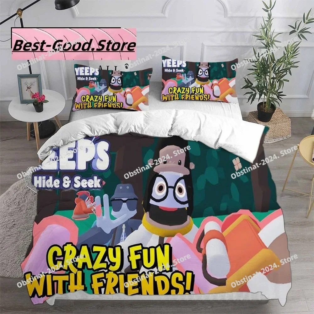 

3D Print Game Yeeps Hide and Seek Bedding Sets exquisite bed supplies set duvet cover bed comforter set luxury birthday gift
