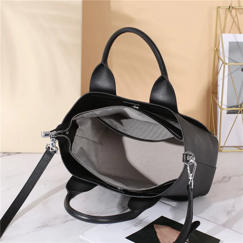 First Layer Cowhide Bags Luxury Handbags Genuine leather Hand Bag for Women Casual Female Tote Shoulder Bags Bolsa Feminina