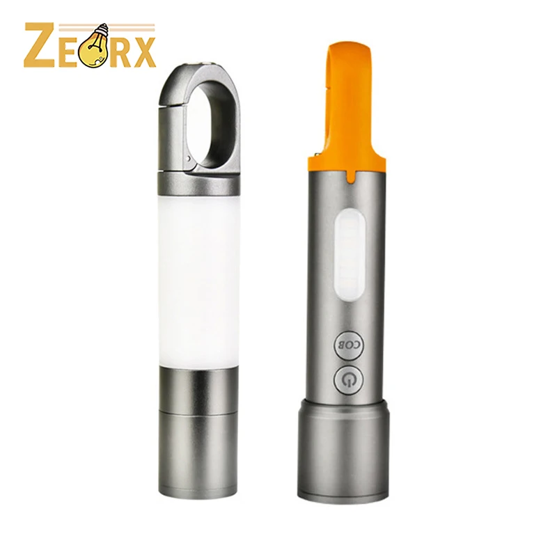 

Zoomable Flashlight, 2000lm Rechargeable Aluminum Alloy Zoomable Mini Torch Emergency Work Light for Hiking, Camping, Home