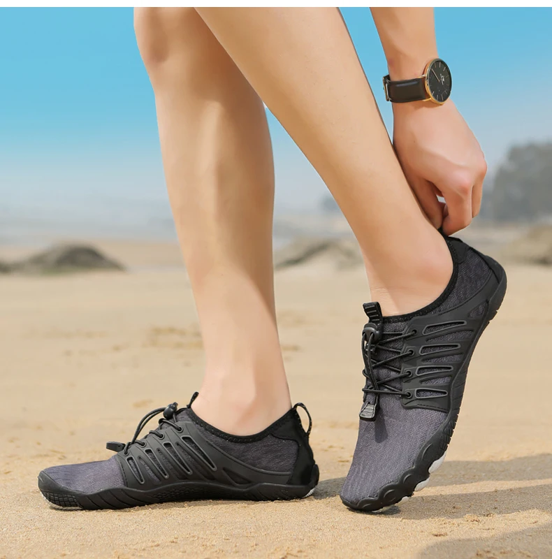 Barfuß Schuhe Strand Wasser Aqua Schuhe Männer Frauen schwimmen im Meer Wassers choenen Chauss ure de Plage Wassersport Aqua shoes – Detail 27