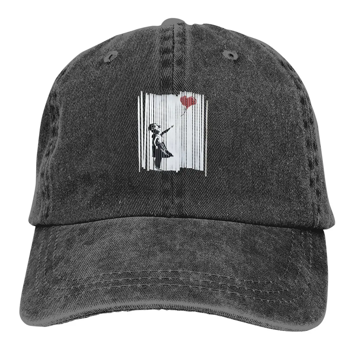 Hey I Fixed It Balloon Girl Baseball Cap Men Hats Women Visor Protection Snapback Banksy Art Caps