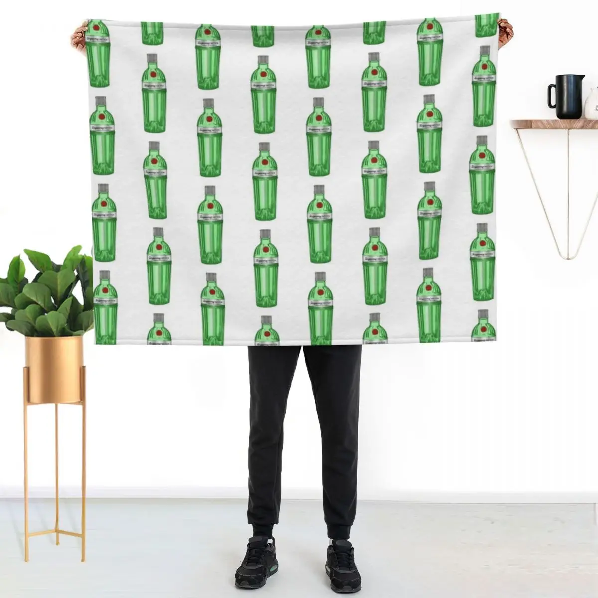 

Tanqueray Gin Throw Blanket Cozy Microfiber Throw Blanket for Home Bedroom