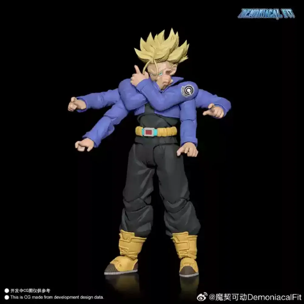 Demoniacal Fit Dragon Ball Z Super Saiyan Trunks S.H.Figuarts De Morgen Kinderen Anime Actiefiguren Collectie Model Geschenken