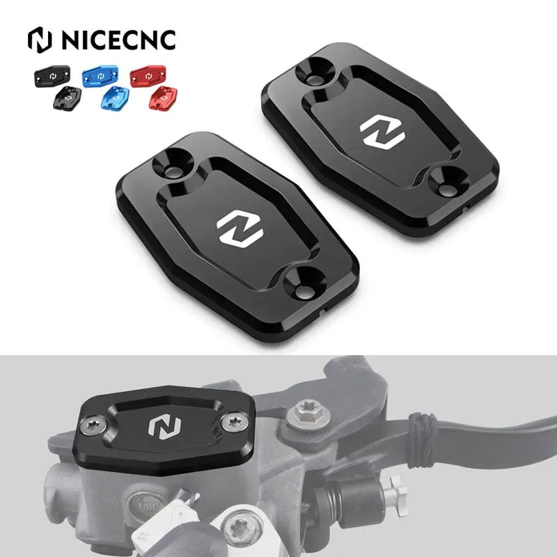 

For GasGas EC 300 EC 250 2021-2024 Braktec Front Brake Clutch Fluid Reservoir Cover Caps For Husqvarna TE 300i FE 450 2022-2024