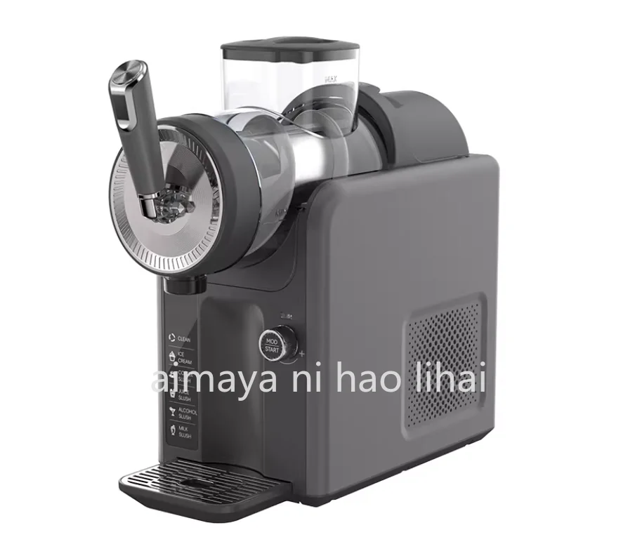 Upgraded Electric Slush Snow Smoothie Maker - Portable Stainless Steel Ice Gelato Machine for Quick Home Use