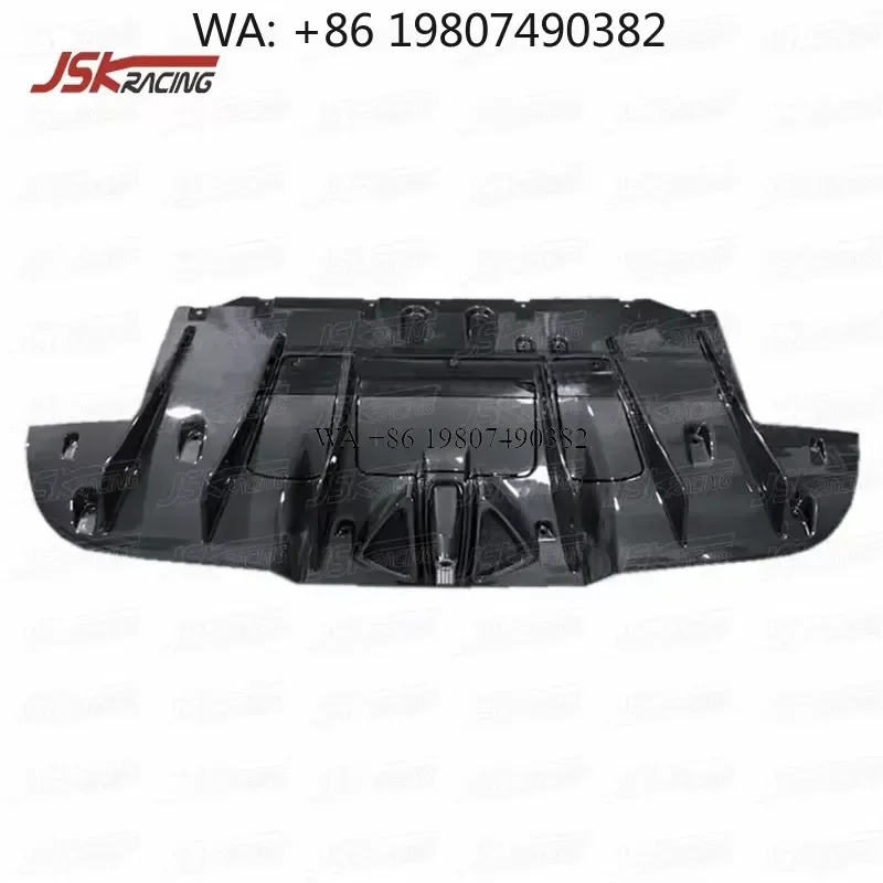 Wmwmnu Dry Carbon Fiber Rear Diffuser for 488 GTB 2015-2018 Capris Style Rear Lip Bumper Spoiler Body Kit Accessories