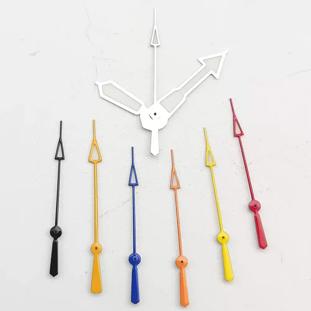 NH35 Watch Hands Green Luminous Two Tone Fit 4R35 4R36 Movement Watch DIY Modification Parts