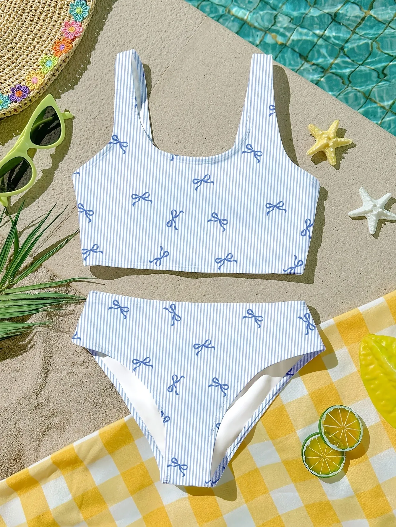 Kids Outdoor Water Park - Quick Dry Kids Girls Two Piece
