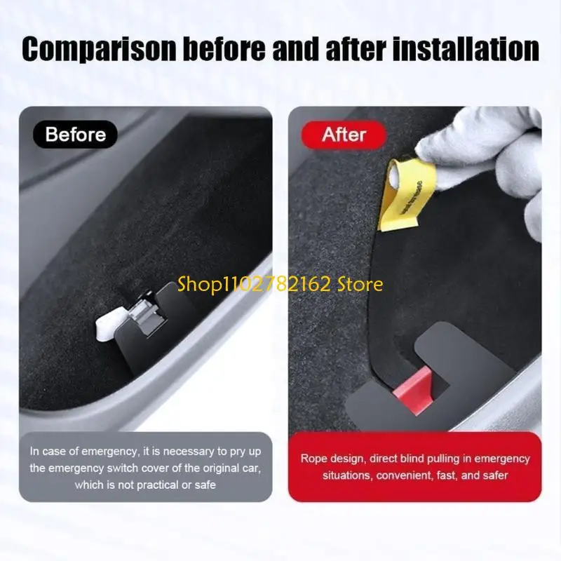 

547B Safe Quick Car Door Opening Solution with High Durability Nylon Emergency Pull Rope String Lanyard Suitable for Vehicles