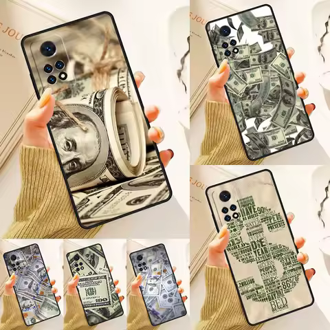 Dollars Money Case For Samsung Galaxy S24 Plus S23 S20 S21FE Lite S22 Ultra Note 20 S8 S9 S10 Phone Coque