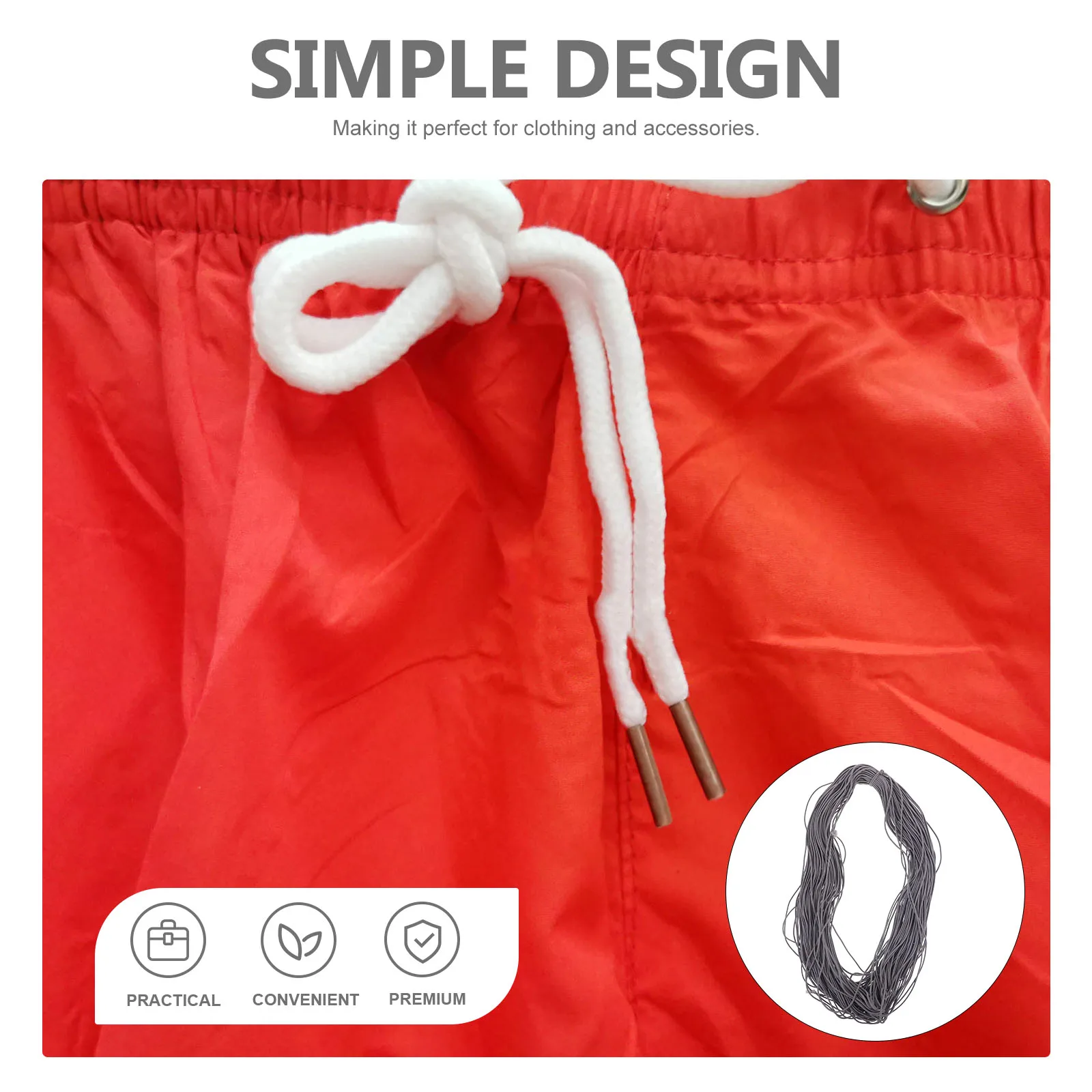 

Soft Touch Stretch Band Elastic Cord For Pants Hair Diy Crafts Bulk Bungee Rope Round String Nonrestrictive