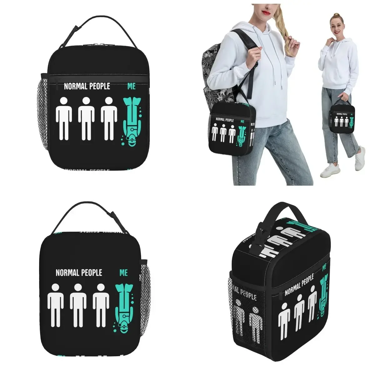 Diving Insulated Lunch Bags Dive Diver Snorkeling Meal Container Thermal Bag Tote Lunch Box Work Food Storage Bags