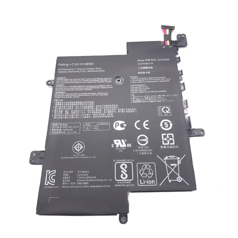 LMDTK New C21N1629 Laptop Battery For ASUS C223NA E203MAH E203MA E203N E203NA L203NA R207NA R203MA 7.6V 38WH