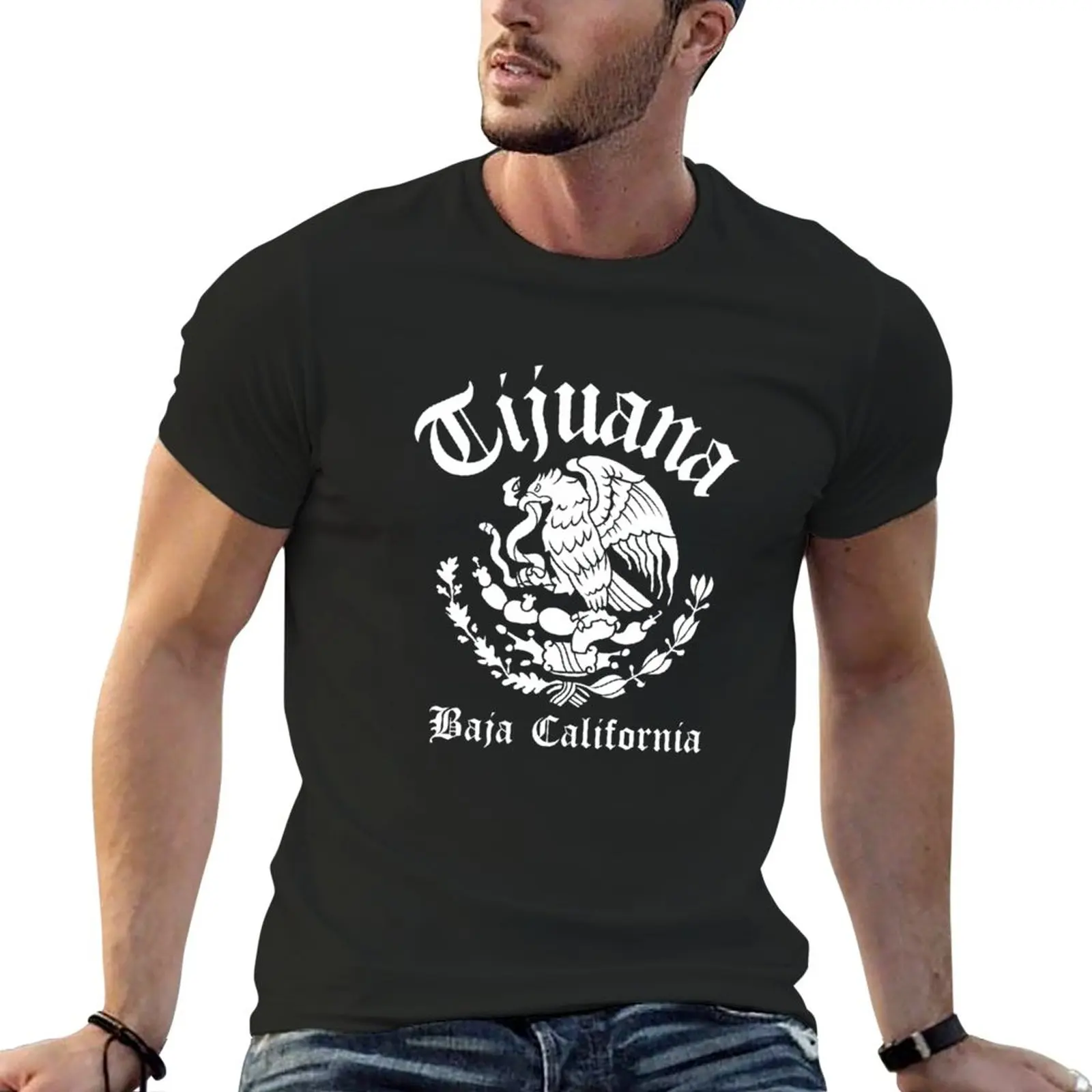 

New Tijuana with Mexican Emblem Tijuana T Shirt T-Shirt sublime t shirt men t shirts