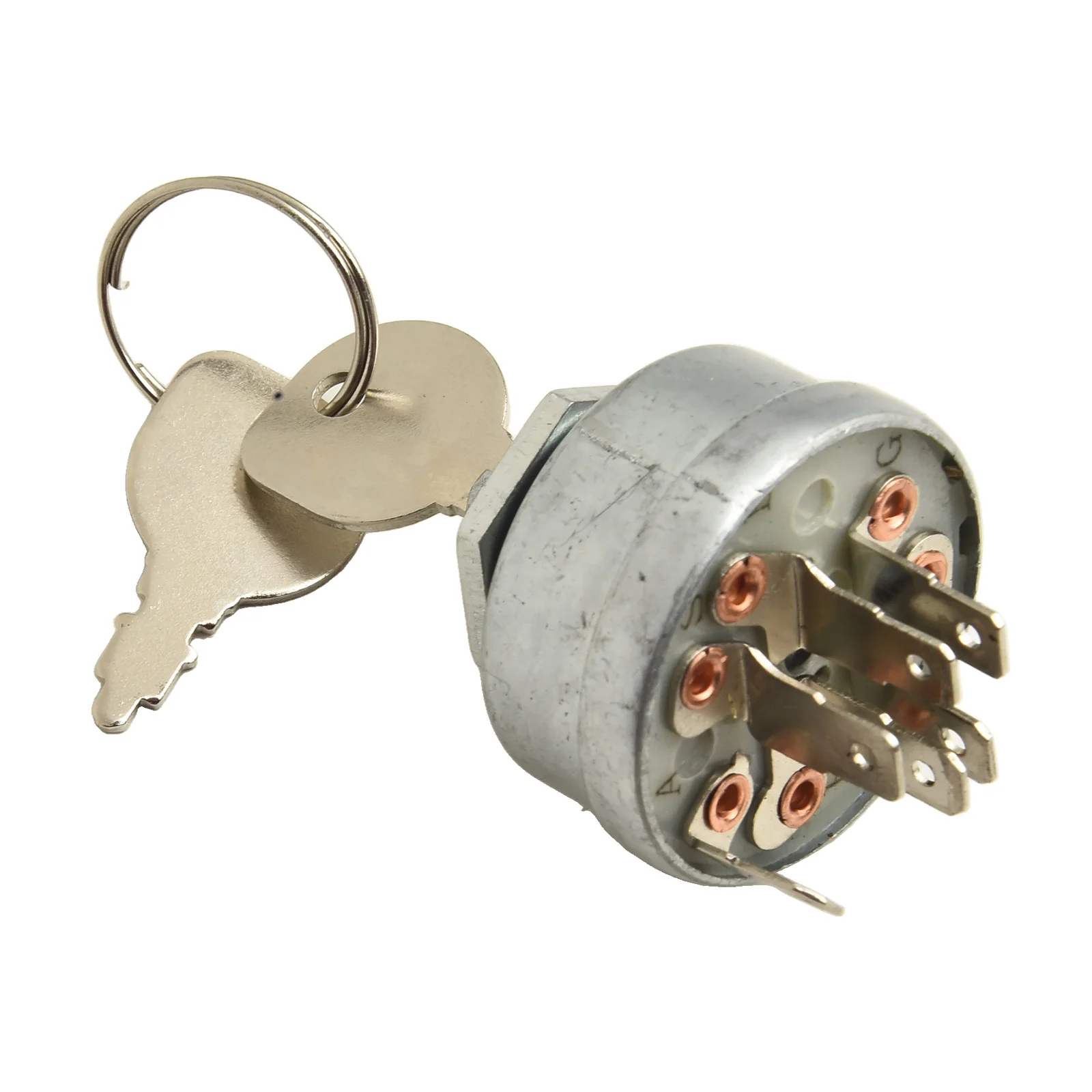 Reliable Ignition Switch with Two Keys Compatible with For AM38227 33398 430110 Perfect Solution for Equipment Needs