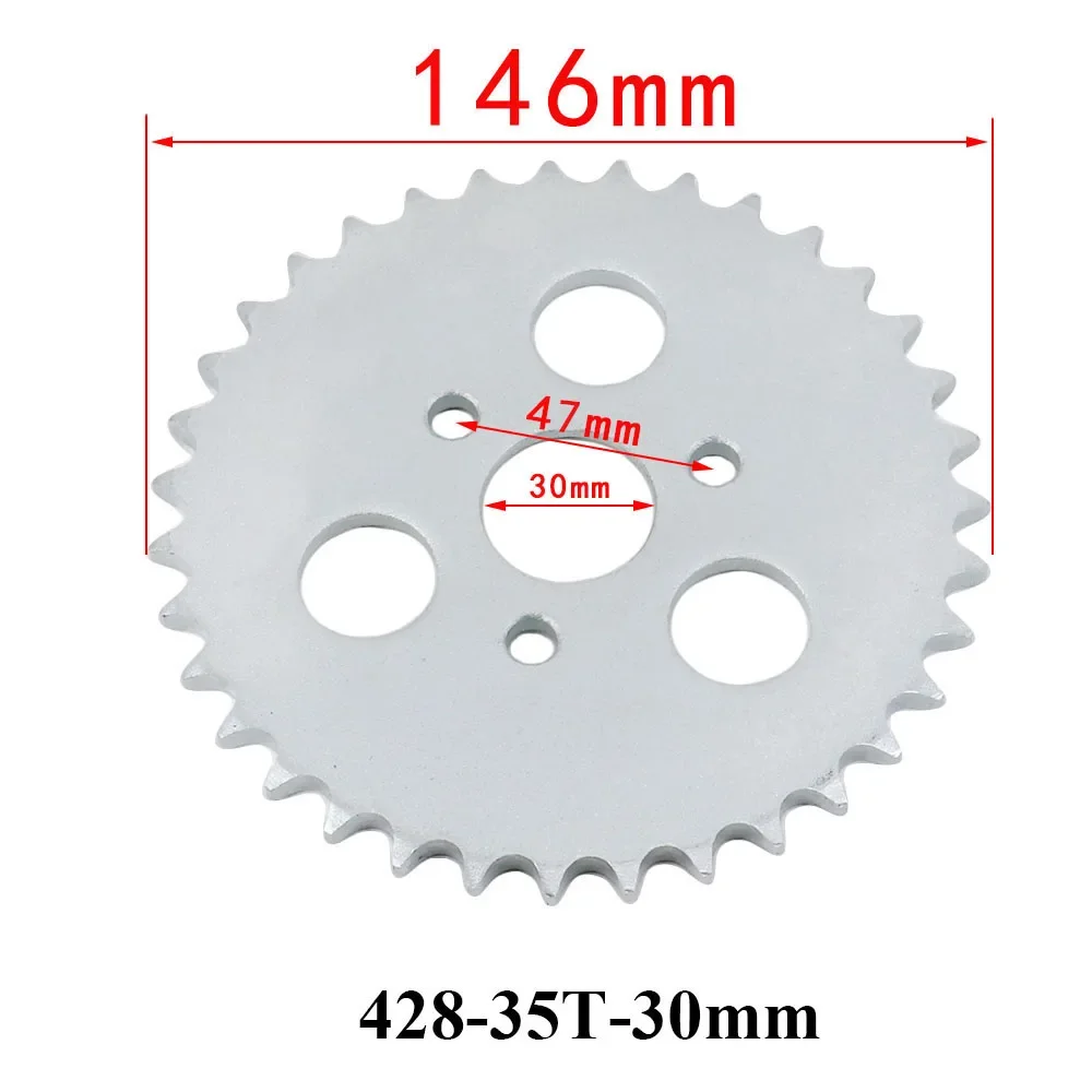 

Motorcycle 428 35 Tooth 35T 30MM Rear Chain Sprocket 428-35T For Monkey Dirt Pit Bike Bike 50CC Parts Durable Sturdy