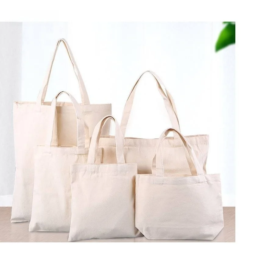 

Eco-Friendly Natural Canvas Shoulder Tote Bag Plain Cotton Shopper Bag for Men And Women Single Shoulder Bag for All Ages