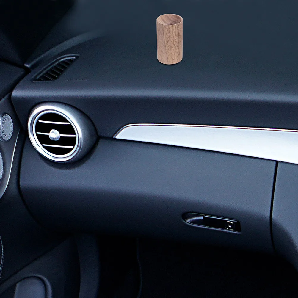 

2Pcs Wooden Aromatherapy Diffuser Car Perfume Diffusing Wood Natural Material Scent Holder for Bedroom Home Office Non-Fire