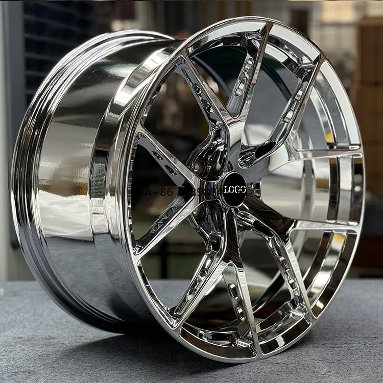 

5X112 5X120 Forged Alloy Monoblock Hollow Spoke Racing Passenger Car Chrome Wheels for M3 E36 E90 E93 M4 F82 G82 M5 Audi R8