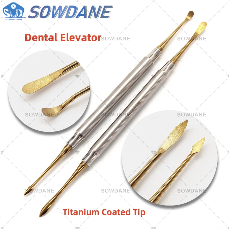 Double Ends Dental Implant Periosteal Elevator Separator Peristeel Splitter Tool for Reflecting and Retracting Titanium