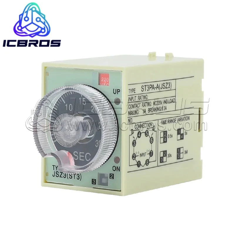 ST3PA Super ST3P Time Relay ST3PA-B A C D Full SerieS AC220V ST3PC-B ST3PA-F ST3PA-E ST3PA-C ST3PA-D