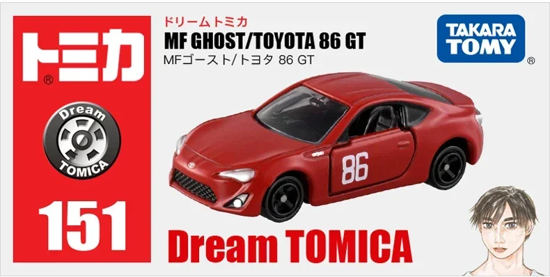 Takara Tomy Tomica Initial D Serie AE86 GT-R Auto Legering Speelgoed Motorvoertuig Diecast Metaal Model voor Kinderen