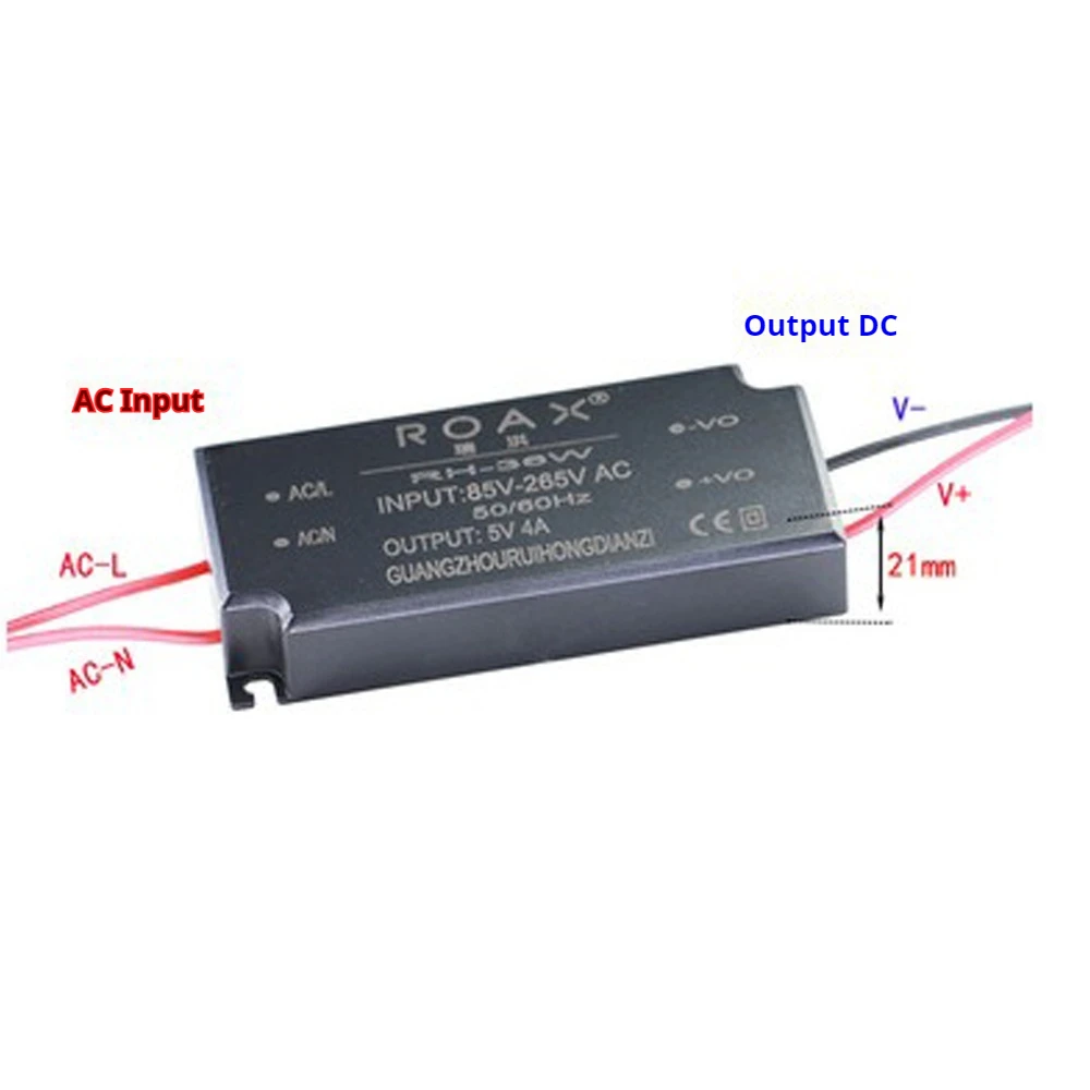 AC to DC Step-Down Power Supply Module AC85-265V to DC 5V 9V 12V 15V 24V 36V Isolation Voltage Stabilization Power Supply Module