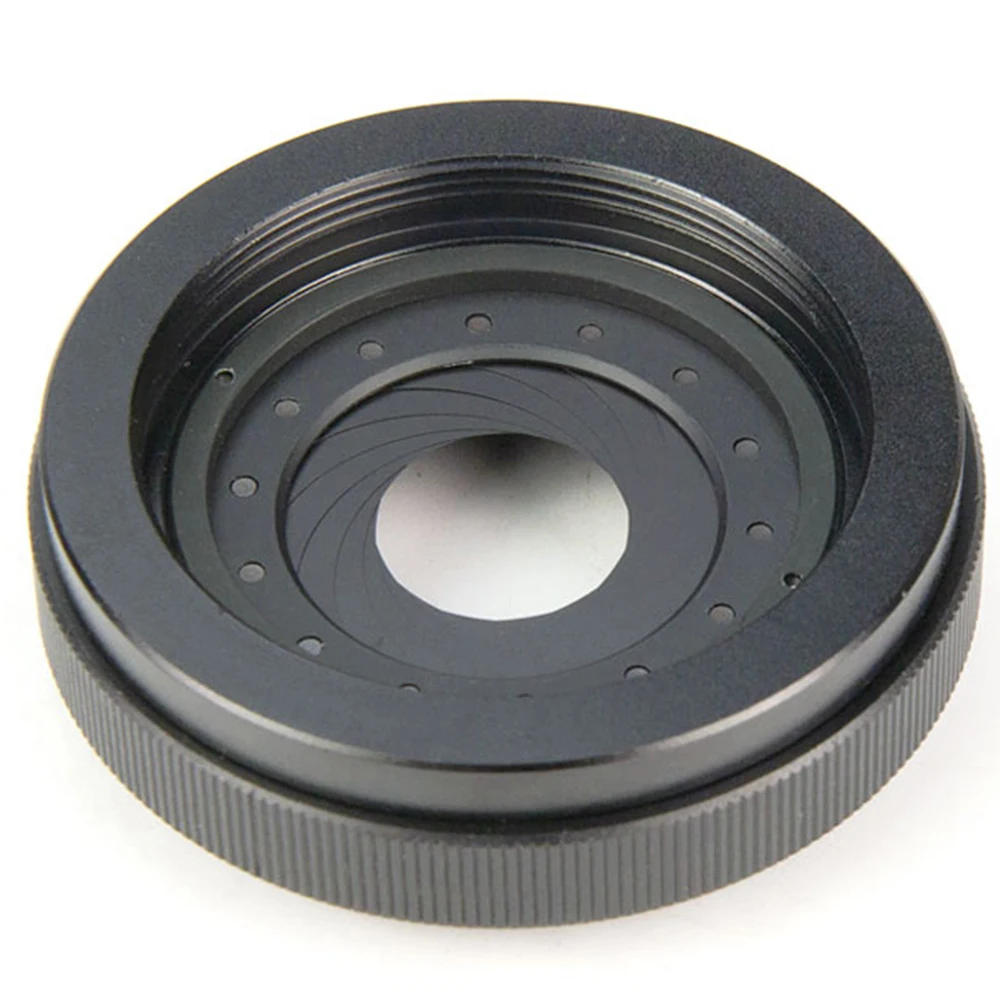 Câmera do Microscópio do Diafragma da Íris Adaptador Ótico da Lente Anéis Cobrem Abertura Ajustável M30 a M37 Pvs14 Psv14 B36a 1.526 mm