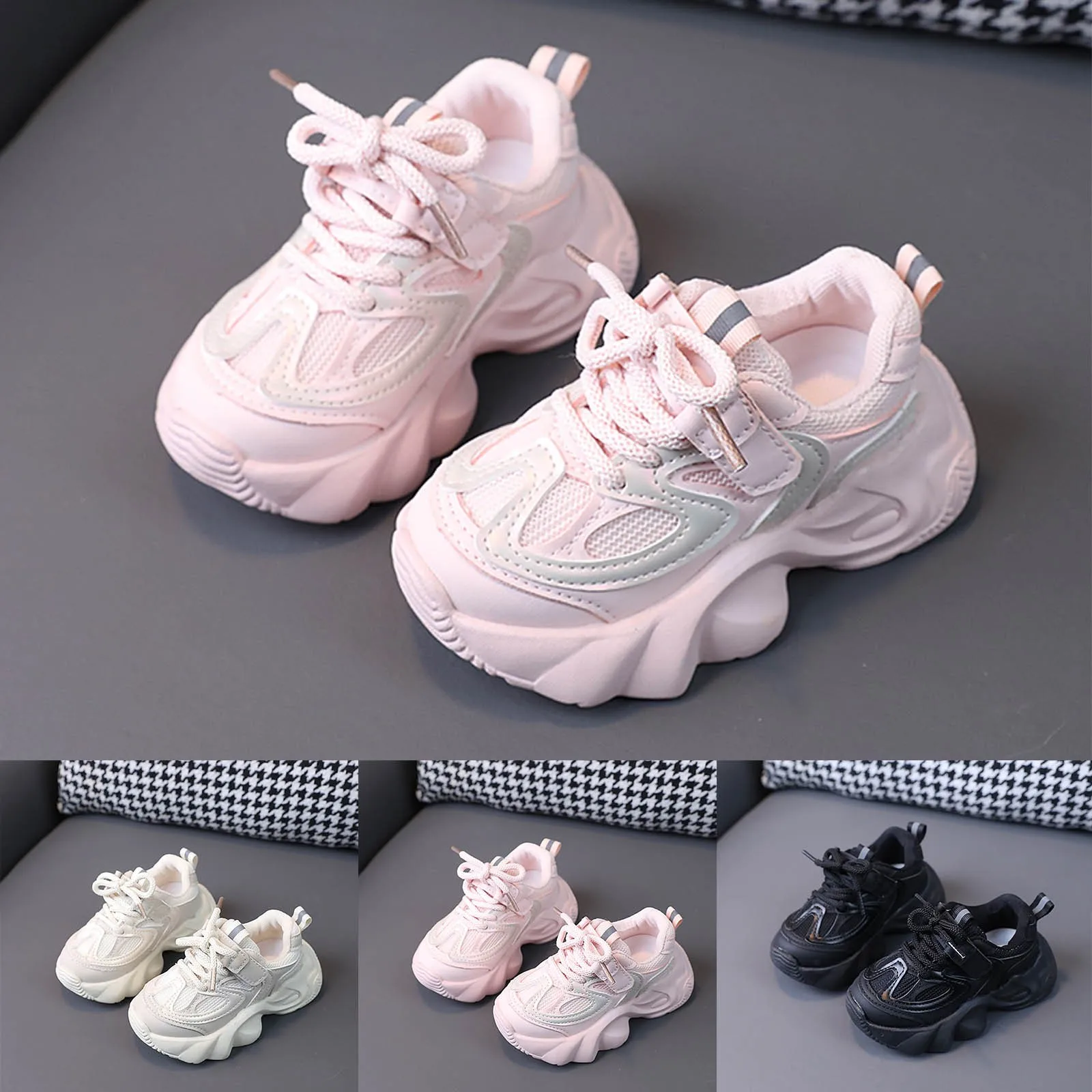 

Sneakers Girl Spring And Children's Sports Shoes For Boys And Girls Breathable Mesh Lightweight Running Girl Sneakers Size 11