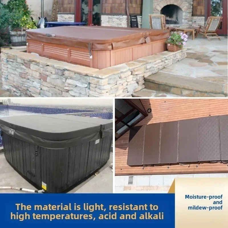 CustoHot spring thermal insulation cover Customized infinity swimming pool Outdoor thermal insulation film Spa bubble pool cover