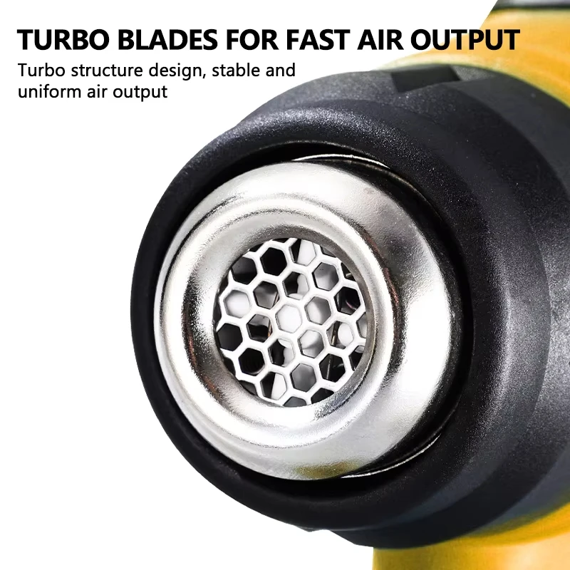 For Dewalt 300W Cordless Heat Gun High Power Welding Thermal Blower Heat Shrink Wrapping Tool Compatiable with Dewalt Battery